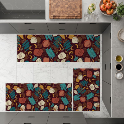 Tapis de cuisine lavables antidérapants Autumn Leaves