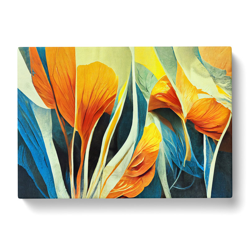 Flowers Abstract Vol.1 - Wrapped Canvas, 35cm H x 50cm W x 3cm D