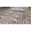 Brown & Cream Modern Tibetan Linen Rug - 10' x 14'