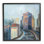 Paysage urbain contemporain abstrait, chemin de fer urbain, par Susanne Marie - Peinture