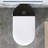 Smart Toilet With Foot - Kick Flushing, Less Than 1.28 Gallons Per Flush, Chair Height Design, Energy Saving Water Use, Power Outage Easy Installation Modern Operation, Auto Open/Close Lid, Dryer,