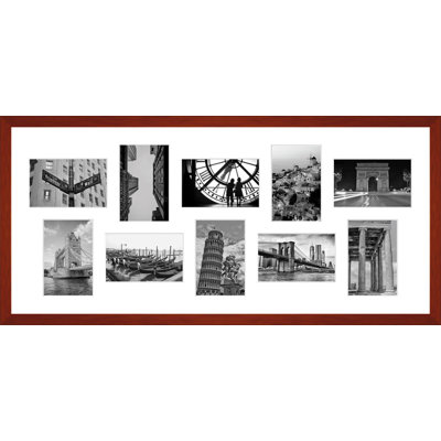 Lizardy Wood Picture Frame with Mat
