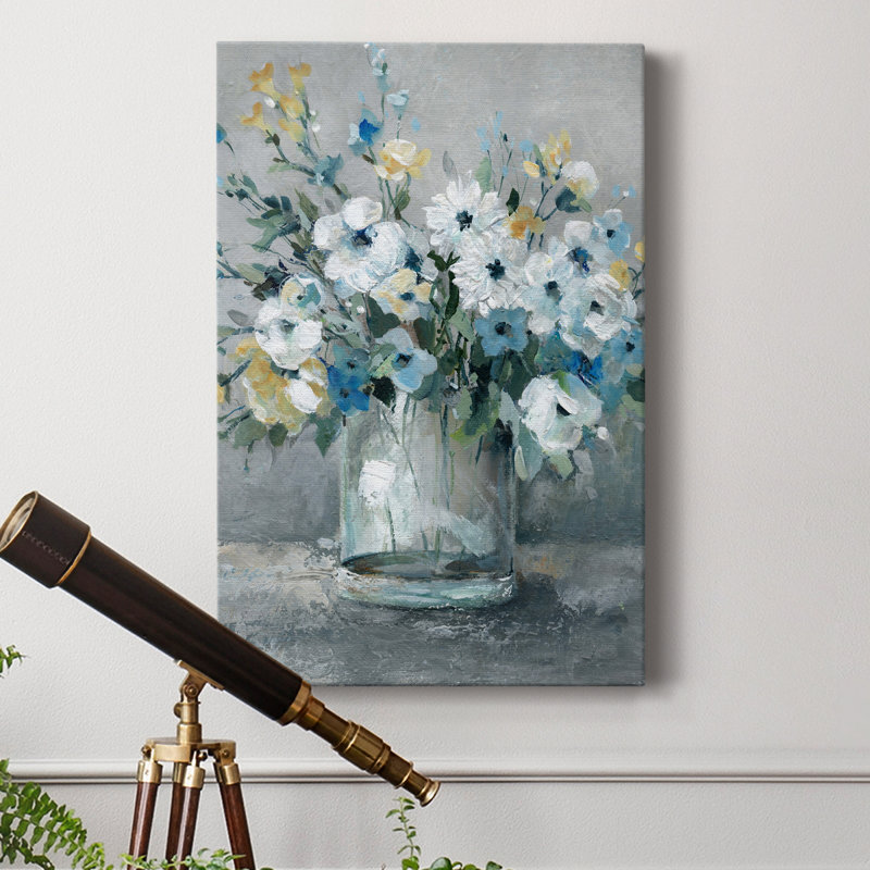 Sweetest Blossoms - peinture sur toile tendue, H 12 po x l 8 po x P 1 po