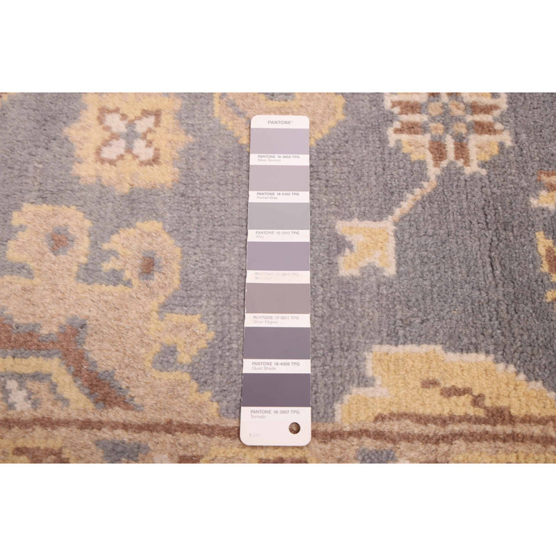 Tapis gris Royal Oushak 6 pi 1 po x 8 pi 9 po