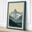 Alpine Wilderness Japandi - Wrapped Canvas-376421442-376421451