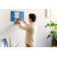 Wall Mounted cork board with print decorative wall message pin boards home office bulletin board ideas Bird feather