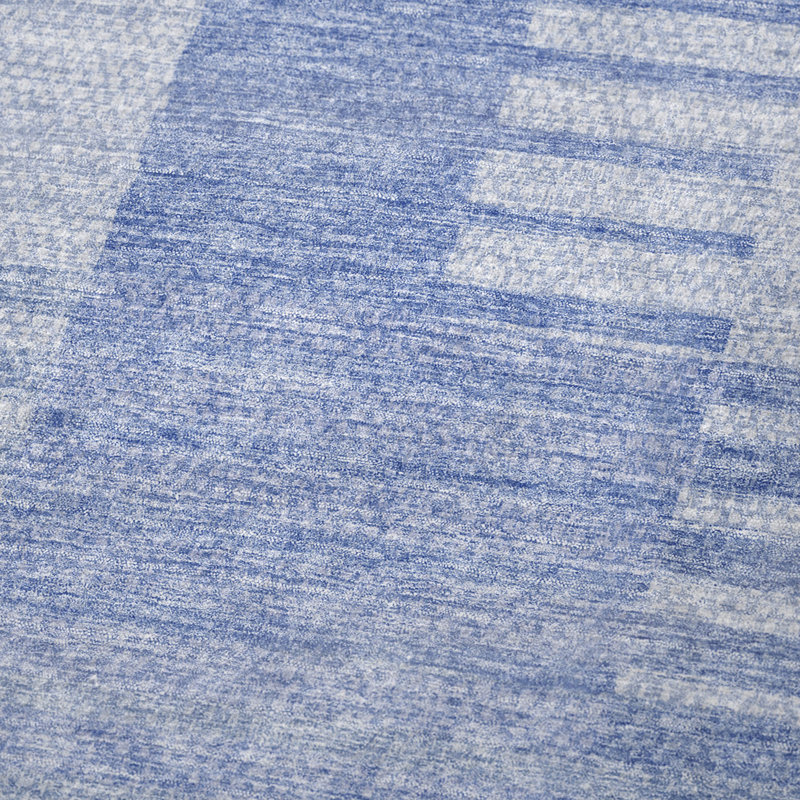 Jeté rayé Addison Sherpa ASB686, Bleu