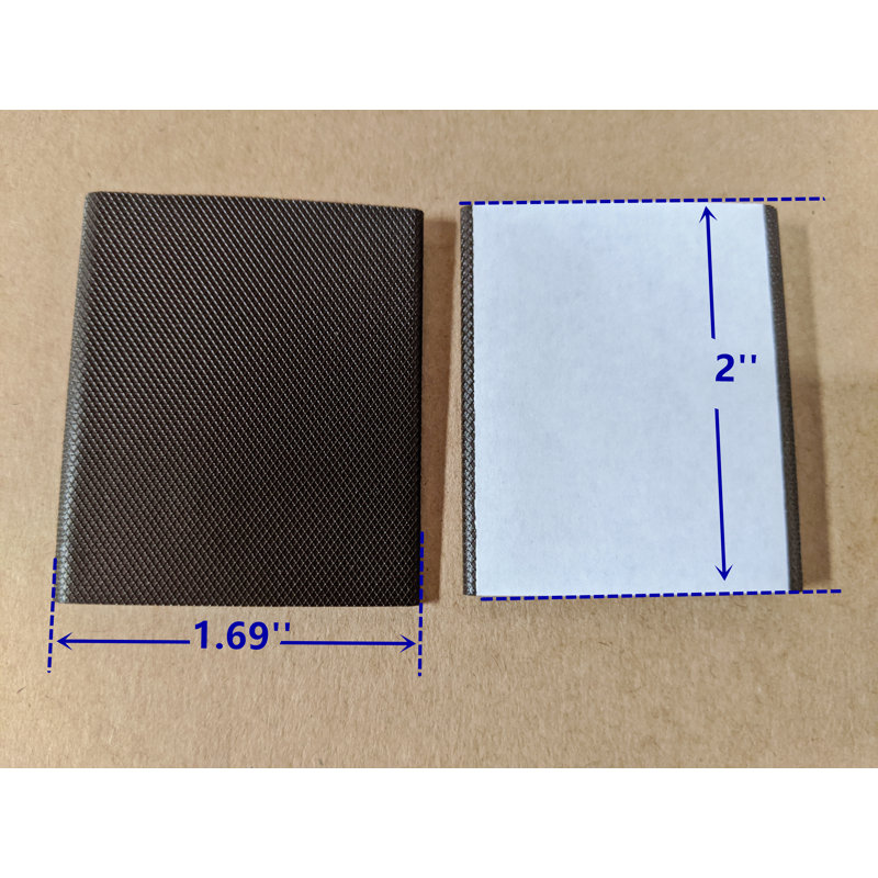 Butoir de sol en plastique, Brun foncé