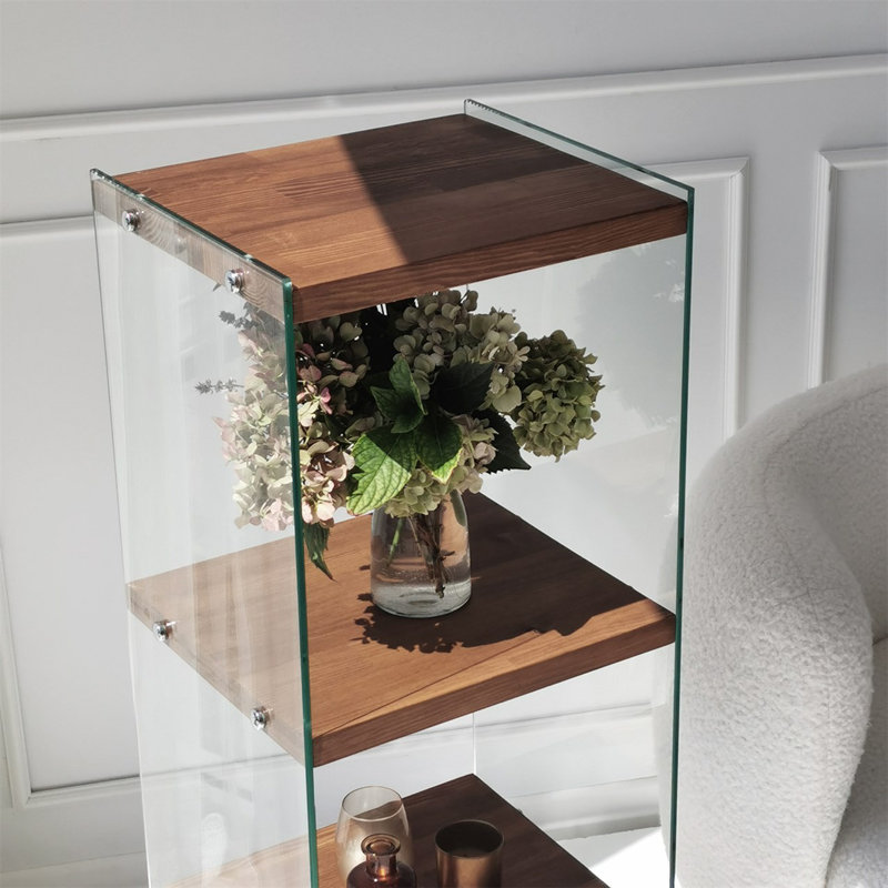 Baugus 120 cm H x 40 cm W Standard Bookcase, Natural