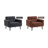 38“ Wide  Oversized Upholstered Armchair Accent Chair Modern Design Faux Leather-1188543901