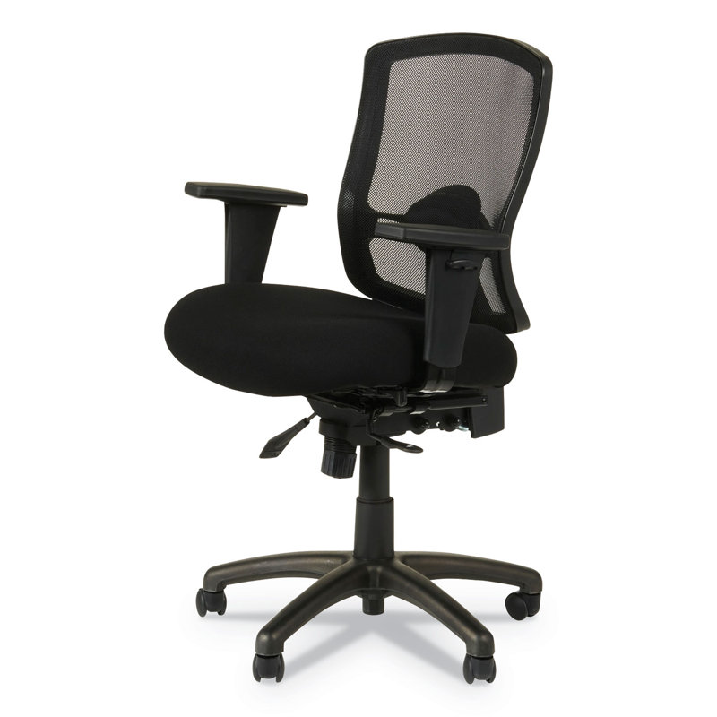 Adjustable Ergonomic Mesh Office Chair with Tilt and Swivel, Black