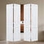 Porte pliante en vinyle à finition blanche à noyau solide de 3/4 po d'épaisseur 24 po x 83 po Crafted Modern-132739775-132760709-132760711