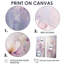 Mauve Botanical Whispers III - Mauve, reproduction d'art sur toile 2 pièces-114716485-114716486-114716487