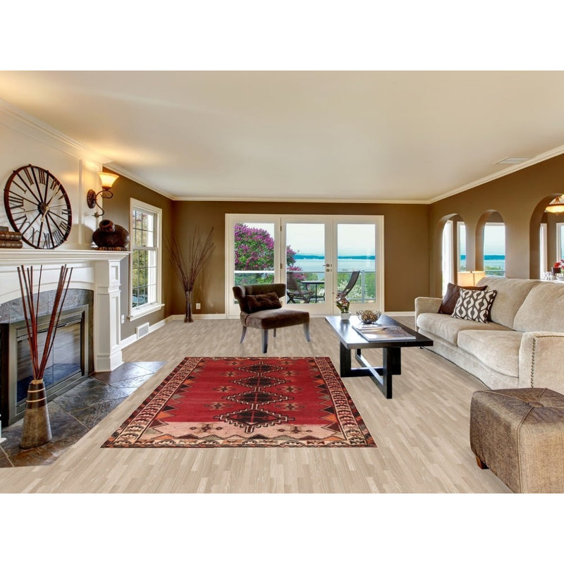 Geometric Traditional Area Rug 5x9