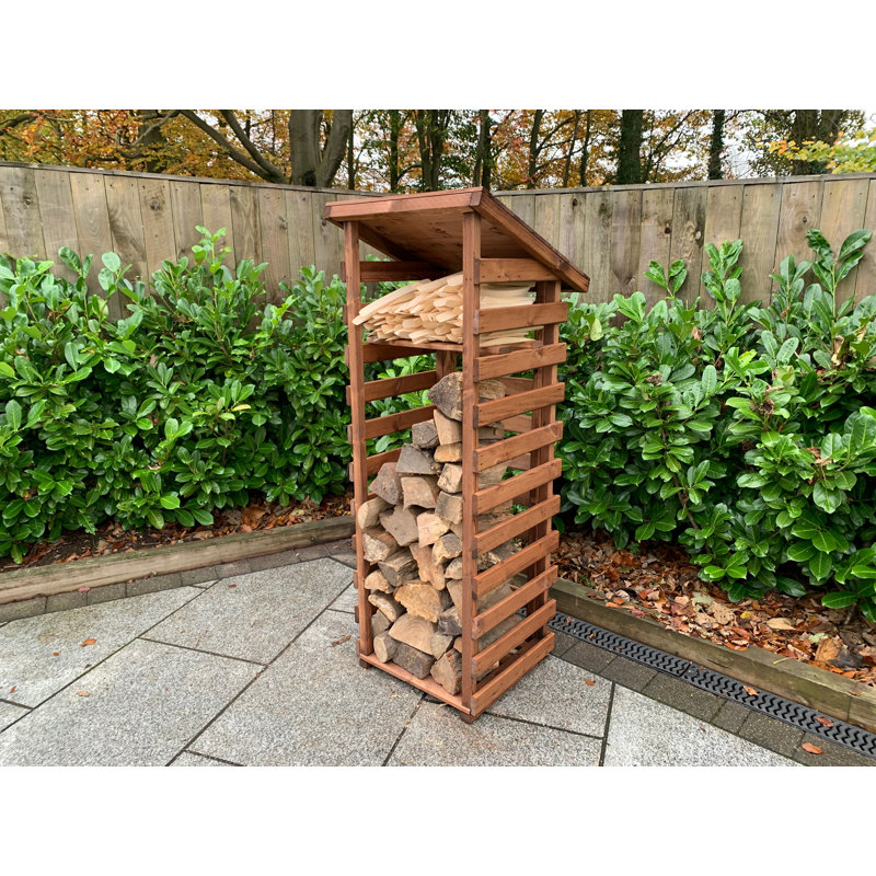 Ogburn 64cm W x 66cm D Solid Wood Log Store