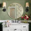 Round Wall Mirror with Aluminum Alloy Frame and Tempered Glass, Modern Bathroom Vanity Mirror-1915557819-1915557817