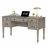 Scarlett Farmhouse 56'' Executive Desk With 5 Drawers, Home Office Desks With Charging Station, Wood Computer Desk With Rear Storage Compartment Design, Writing Desk For Work And Study-254747757