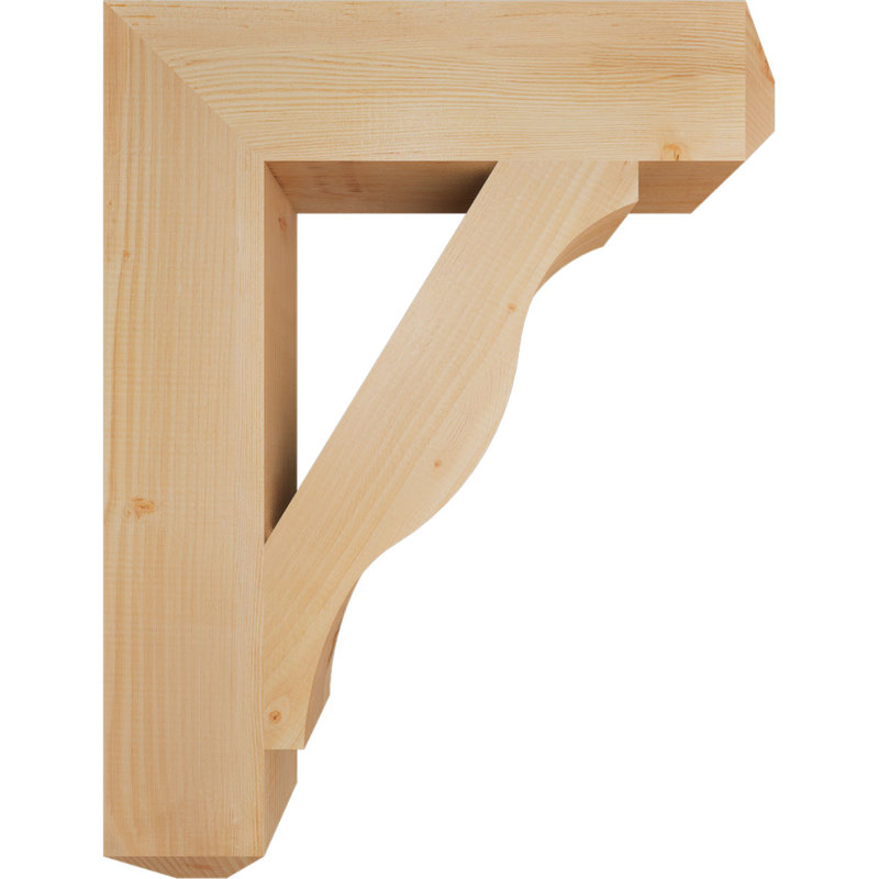 Support pour artisan Funston, H 34 po x l 5,5 po x P 26 po, Sapin de Douglas, Lisse
