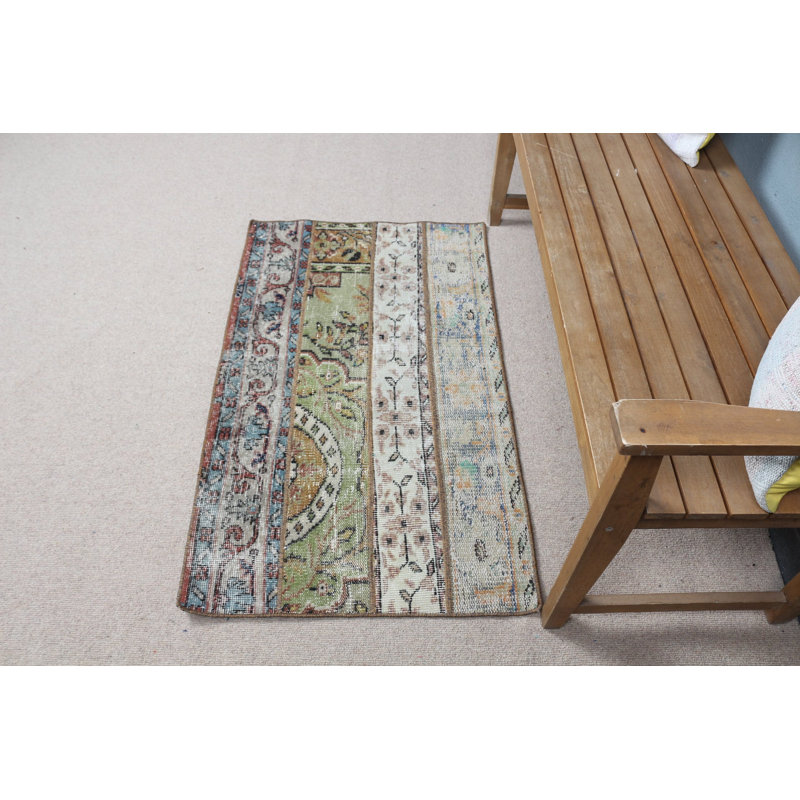 Vintage Turkish Area Rug With Soft Earth Tones And Intricate Patterns For Bohemian Home Decor