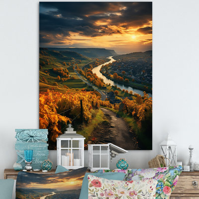 Forêt d'automne aux États-Unis I - Reproduction d'art mural paysage et nature