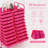 20 Drawers Rolling Storage Cart Art Craft Organizer On Wheels Multipurpose Hot Pink 