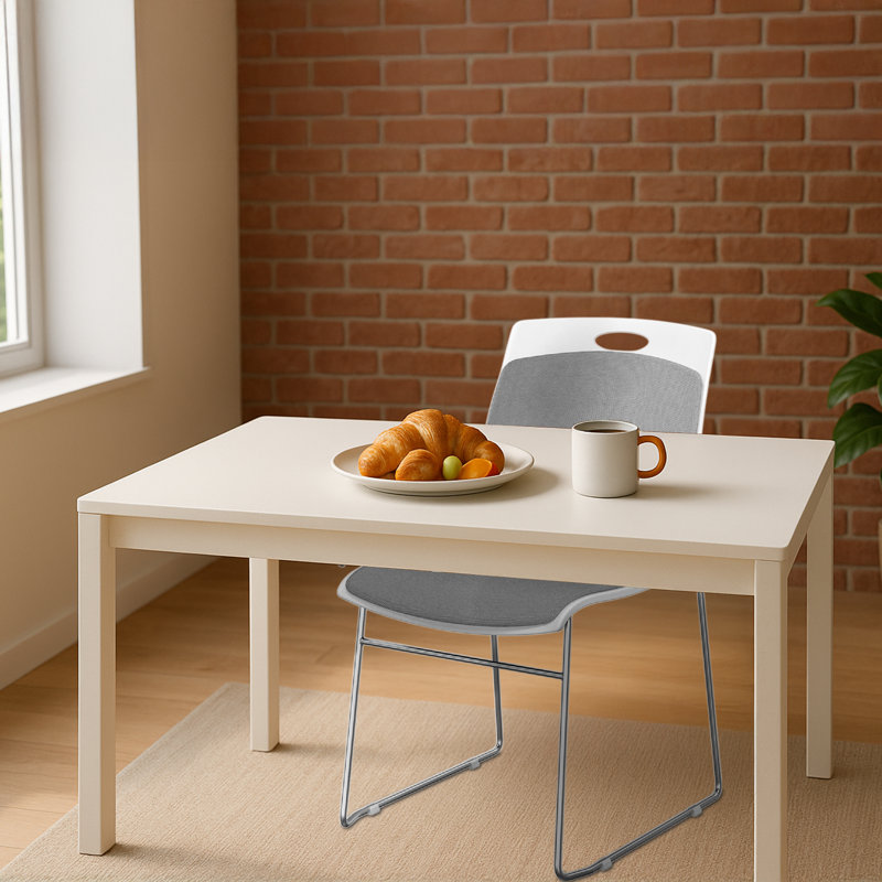 Chaise d'appoint Maklyn, Gris
