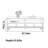 High end black coffee table