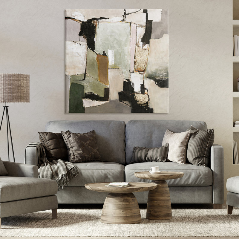 Art mural sur toile Blocked Composition Détails par Design Fabrikken bp-723_CN, H 36 po x l 36 po