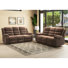Evina 82.3" Wide Modern Soft and Overwide Microfiber Manual Reclining Sofa