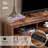 57In Wooden Farmhouse Entertainment Center for 60/65 inch TV, Double Layer Storage Farmhouse TV Stand, Double-Row Sockets with Wood Sliding Barn Door TV Stand-1597774632