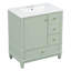 Meuble-lavabo avec lavabo en céramique Heather-1087343548