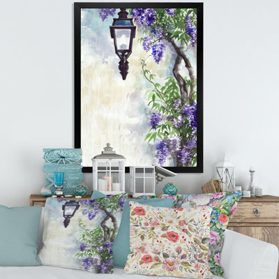 «Lilac Lantern Vintage Impression», reproduction sur toile