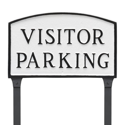 Visitor Parking Statement Garden Sign