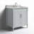 Bristol 31 " W Freestanding Standard Free Standing 1 Single Vanity Bathroom Vanity With Marble Top-62950508