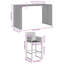 Ebern Designs Bar Set with Wicker/Rattan Frame