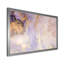 Luxe marbré doré et mauve, reproduction d'art sur toile flottante-47565770-47565780