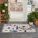 Alayia Aloha Floral Blue/Grey Indoor/Outdoor Area Rug