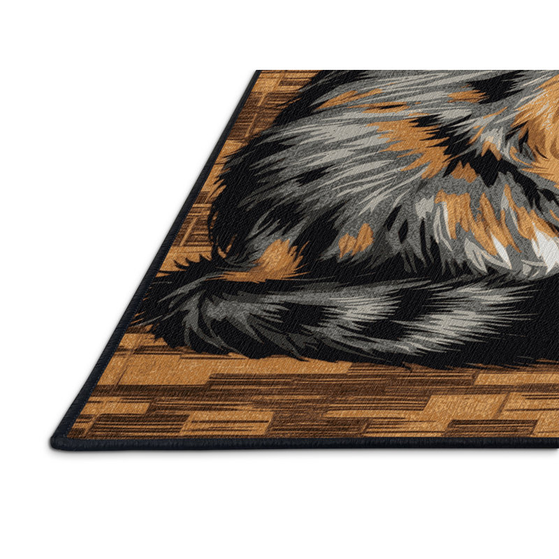  Tapis lavable australien à brume, Rond 8 pi