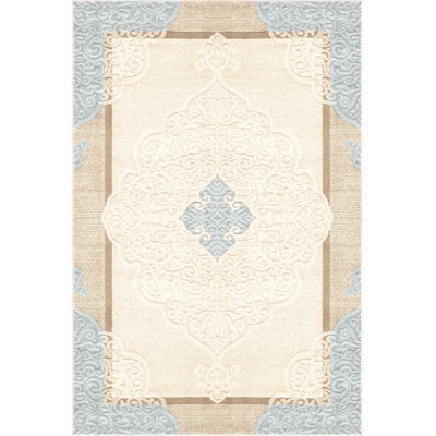 Tapis de couloir luxueux, tissu 100% velours, 39,4 po x 59,1 po | Semelle antidérapante en coton, d'une hauteur de poils de 0,4 po | Antibactérien, lavable à la machine | Impression numérique 3D, design élégant pour le décor et le confort de la maison