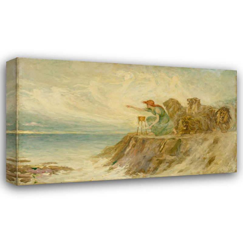 "Circe" par Frederick Stuart Church - Art mural sur toile tendue avec châssis, H 24 po x l 17 po