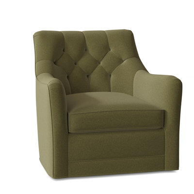 Fauteuil pivotant touffeté l 32 po Emery