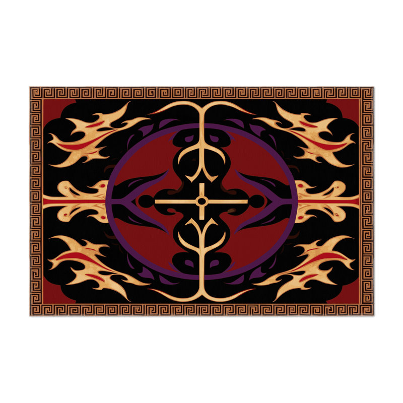 Luminous Fleur Indoor And Outdoor Area Rug, Rectangle 5' x 7'