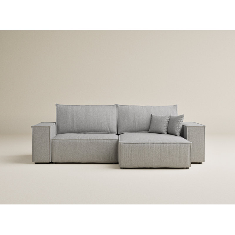 3 Seater Corner Sofa, Beige, Right Hand Facing