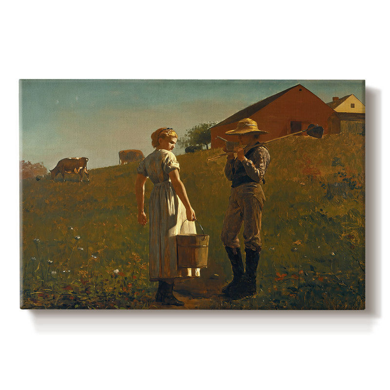 La chanson du Lark-Winslow Homer-Gallery, toile tendue-1876, 12x18