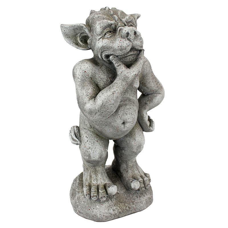 Plato the Ponderer Gargoyle Imp Statue