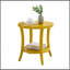 Table d'appoint ronde contemporaine Perth, jaune-1742526028