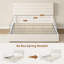 Structure de lit grand format, lit plateforme avec rangement en velours avec 4 tiroirs, support de lattes en bois, aucun sommier requis, assemblage facile, beige-1108669919-1108669916