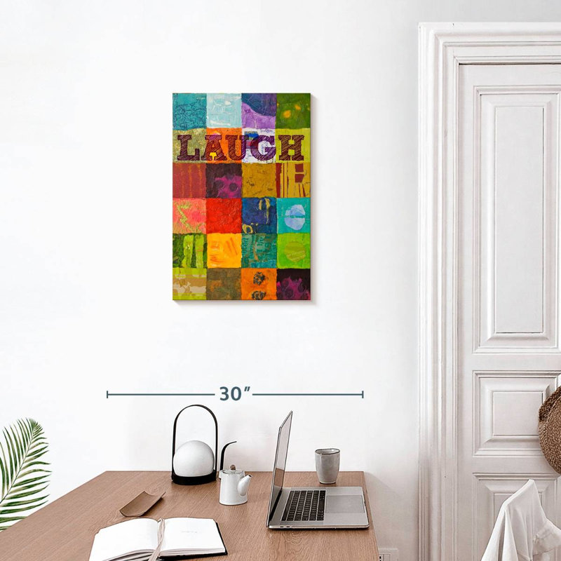 Ashelle Laugh Patchwork, 24" H x 16" W