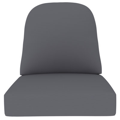  22 po x 24 po x 5 po Coussin de siège extérieur profond Rite, coussin de chaise de patio en mousse haute densité avec housse hydrofuge et résistante aux rayons UV, coussin de siège et de dossier écologique
