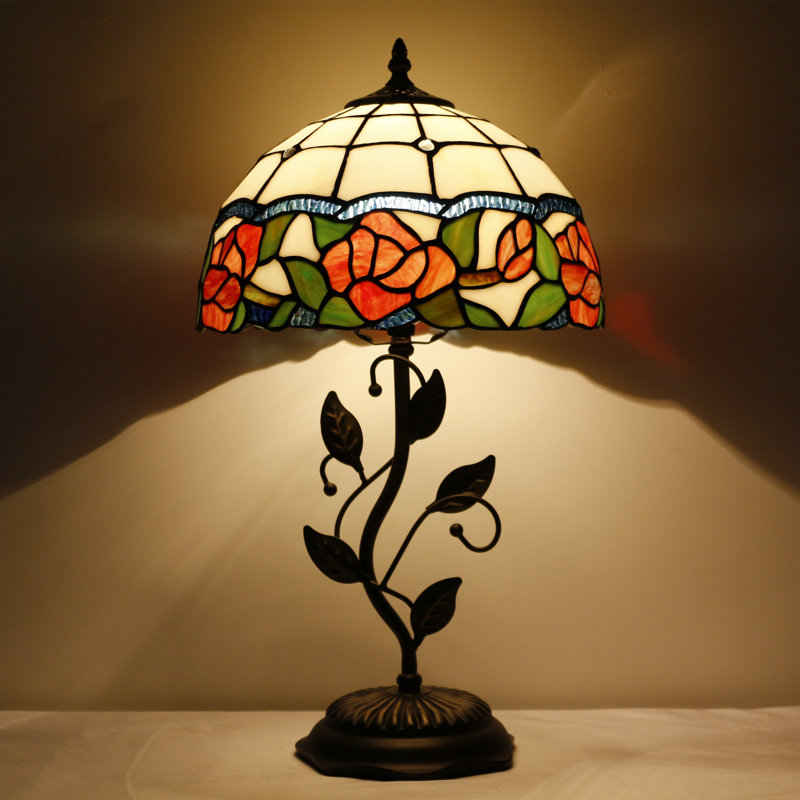 Lampe de table Tiffany Rose
